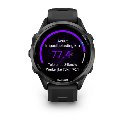 Garmin Forerunner 970 Schwarz – Premium-Smartwatch zum Laufen mit AMOLED-Display 