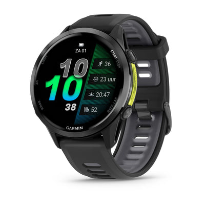 Garmin Forerunner 970 Black - Premium smartwatch for running with AMOLED screen 