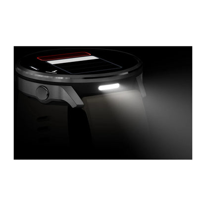 Garmin Venu 4 (45 mm) Schwarz – Modische/Sportliche Hybrid-Smartwatch – Silber mit silbergrauem Silikonarmband 