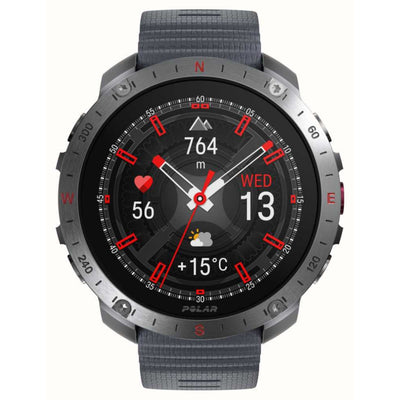 Polar Grit X2 Pro Stone Grey Premium Multisport Watch SL - Grey