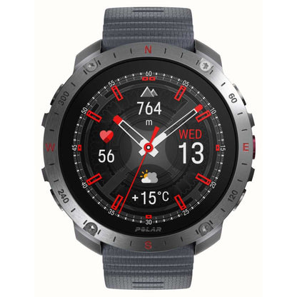 Polar Grit X2 Pro Stone Grey Premium Multisportuhr SL - Grau