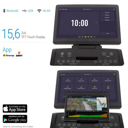 Hammer Q. Vadis 10.0 Laufband mit 15,6" TFT-Touchscreen 