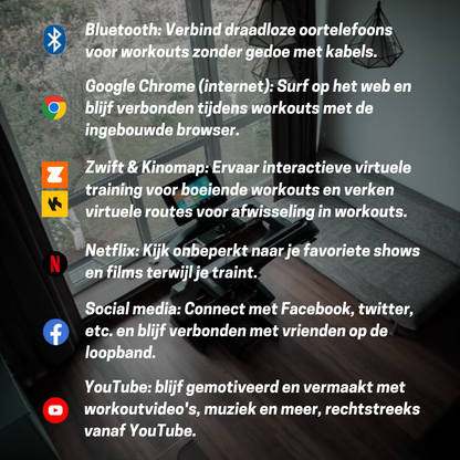 Evolve Fitness HT-350-TFT Laufband – 15,6-Zoll-Touchscreen-Unterhaltungskonsole