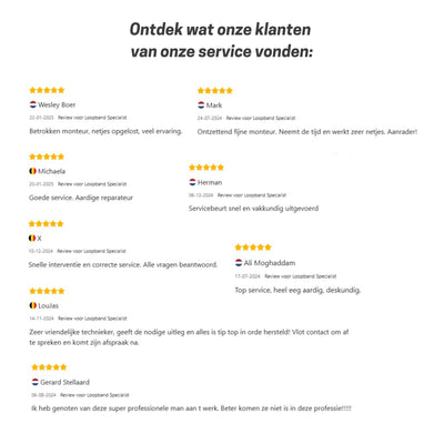 Laufbandreparaturbesuch