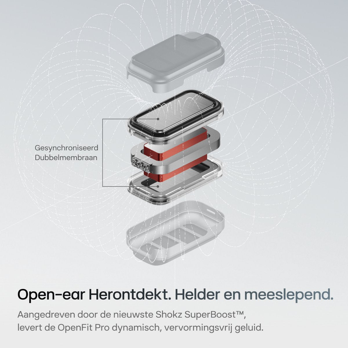 Shokz OpenFit Pro - Draadloze oortjes