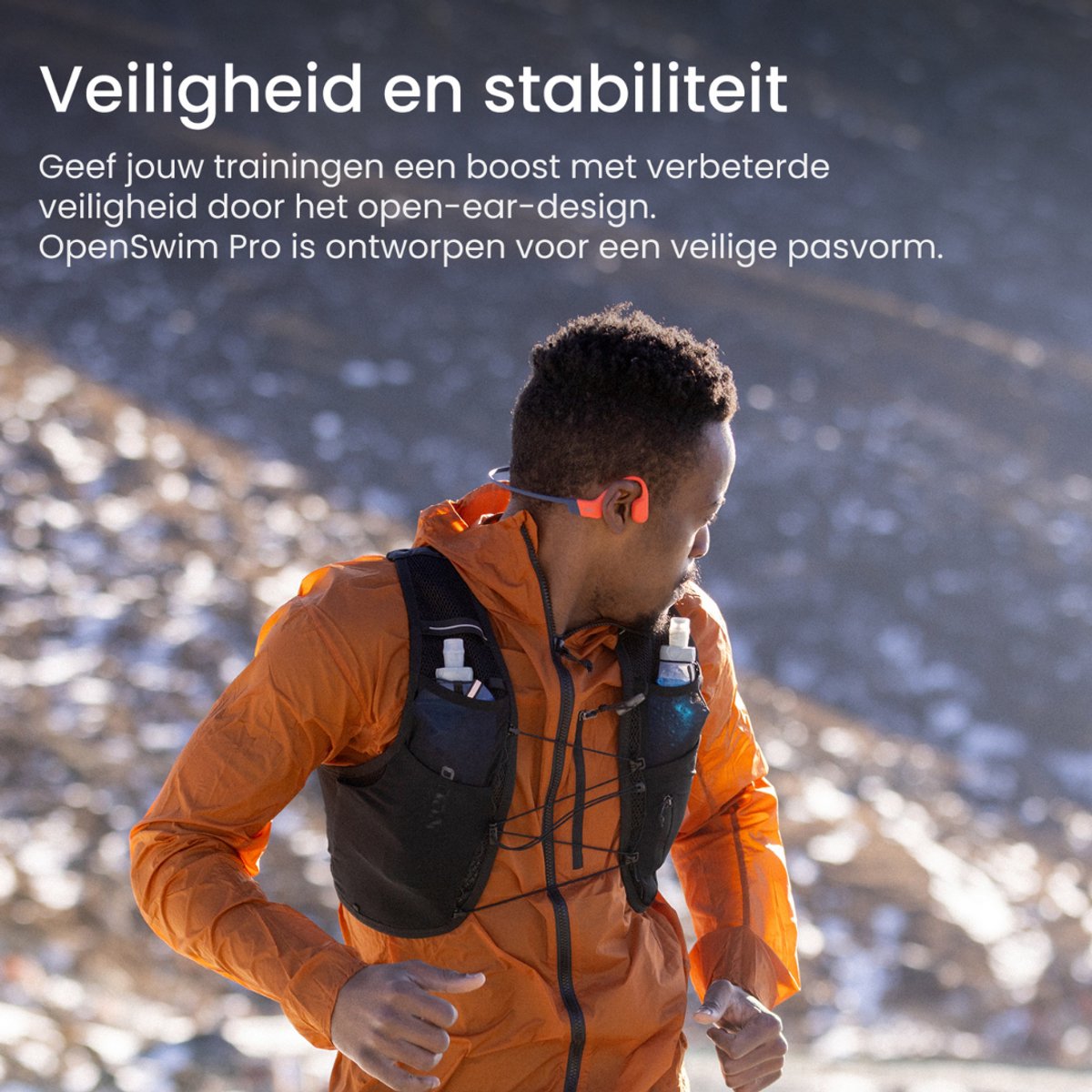 Shokz OpenSwim Pro 2 USB-C - Draadloze in-ear sportkoptelefoon