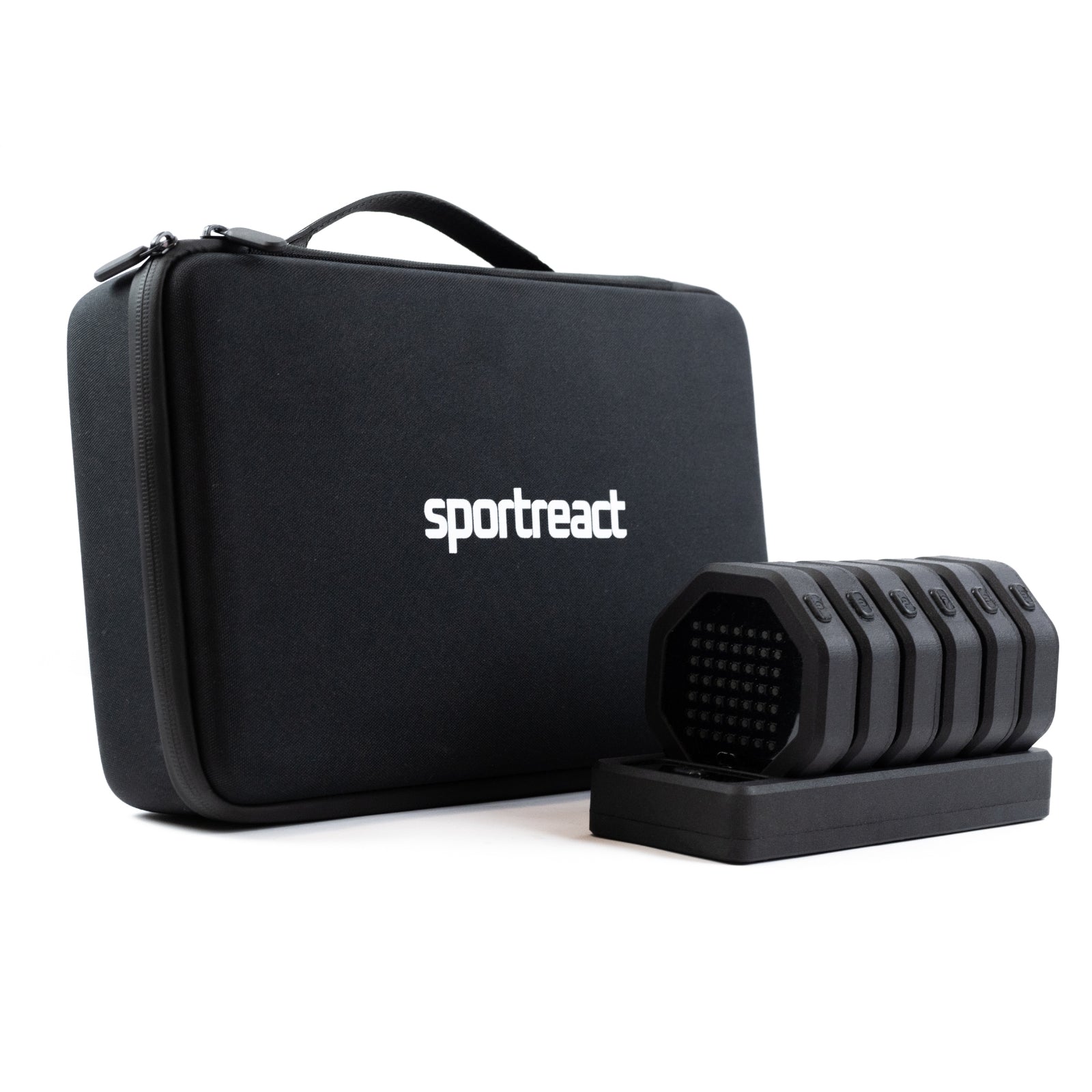 Sportreact Starter-Kit – Komplettes System zur Messung reaktiver Agilität – interaktives Sensorsystem für Reaktionszeit und Timing in Sport, Rehabilitation und (Physio-)Therapie