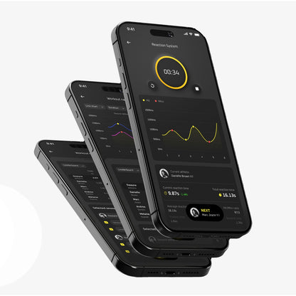 Sportreact Starter-Kit – Komplettes System zur Messung reaktiver Agilität – interaktives Sensorsystem für Reaktionszeit und Timing in Sport, Rehabilitation und (Physio-)Therapie