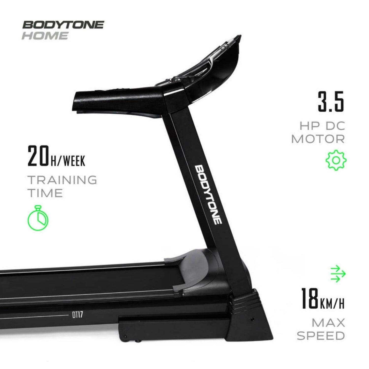 Bodytone DT17+ Loopband - Inklapbaar